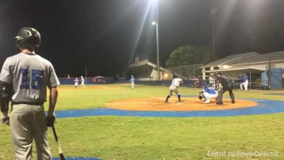 Ryan Lotito batting vs. Ridgewood