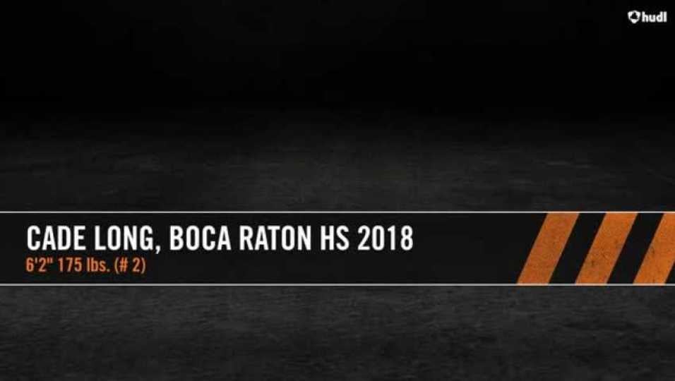 Cade Long, Class of 2018