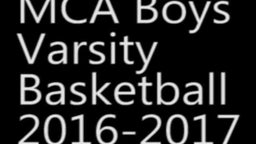 MCA Boys Varsity Basketball 2016-2017