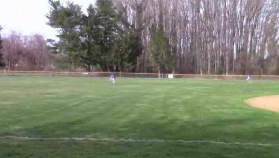 Zuri D makes clutch play at home plate from Centerfield!