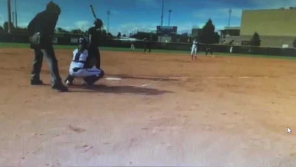 Speedy Kate Kukla scores the only run of the 2016 State Semi-Final Vs. Coure'd Alene