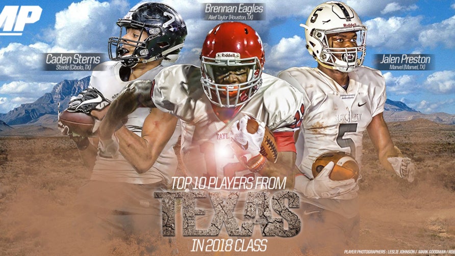 The top 10 players from Texas in the 2018 class according to 247sports player composite rankings as of May 4, 2017.