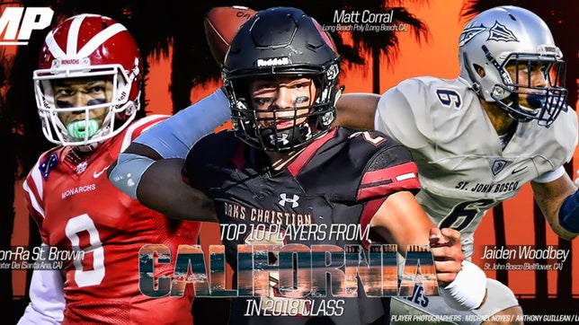 These are the top 10 players from California in the 2018 class according to 247sports player composite rankings as of May 8, 2017.