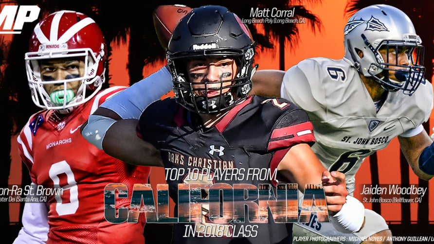 These are the top 10 players from California in the 2018 class according to 247sports player composite rankings as of May 8, 2017.