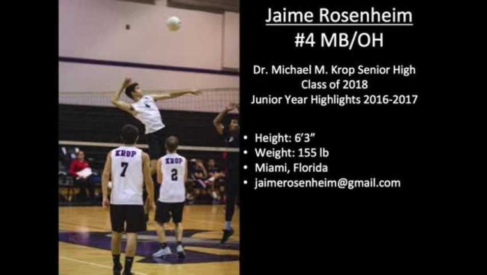 Jaime Rosenheim 2016-2017 Highlights