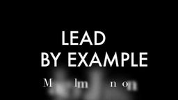 Lead By Example
