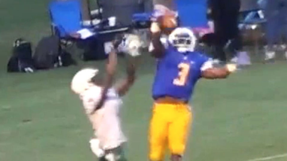 One handed interception