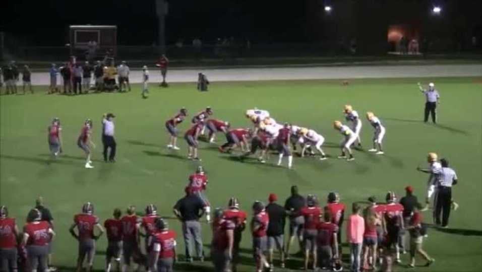 Matt Tinsley tackle for Loss.