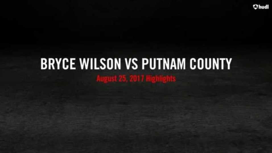 8-25-17 Bryce Wilson Vs Putnam County - 14 carries 240 Yards 2 TDs