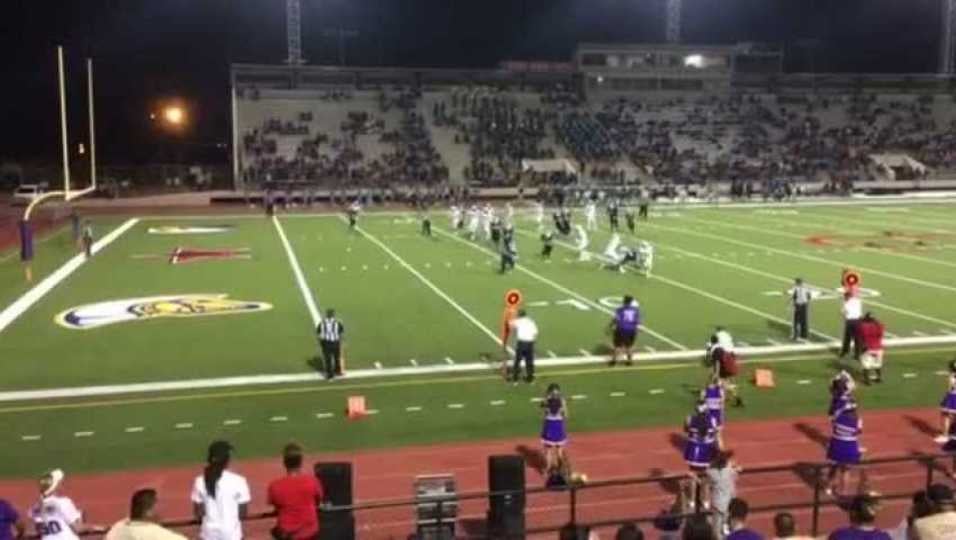 First Varsity Touchdown