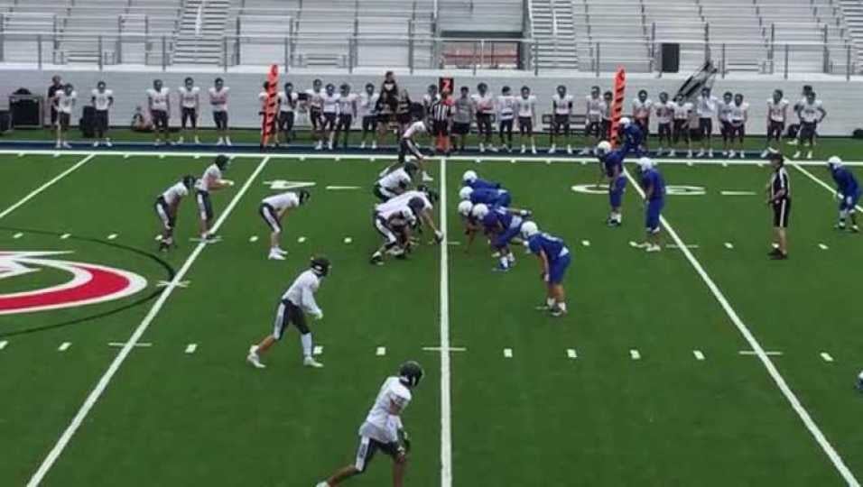 Trey Mongauzy TD vs. Plugerville 8-25-17