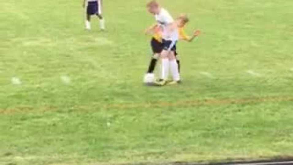 Joshua Clark showing some of his moves and speed!