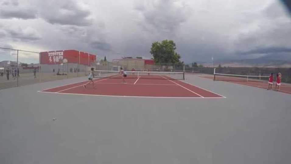 Brissa & Reshmi Playing Doubles