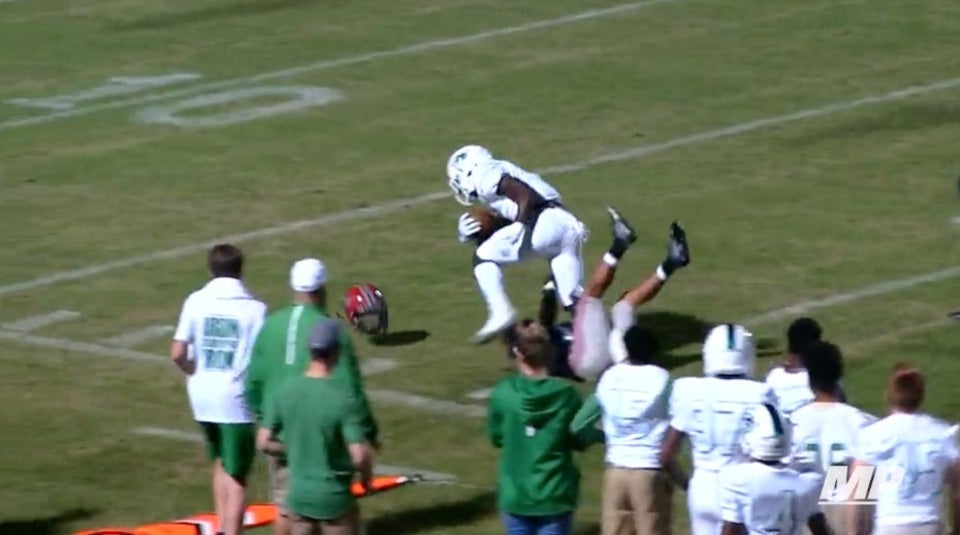 Tennessee commit with monstrous truck stick