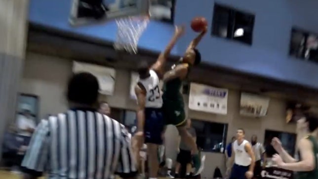 With the calendar turning to November, basketball season is just around the corner, and this means lots and lots of dunks. Just ask 4-star combo guard Jalen Lecque of Christ School (NC) who absolutely destroys his defender in this monster jam. Courtesy of Elite Mixtapes.