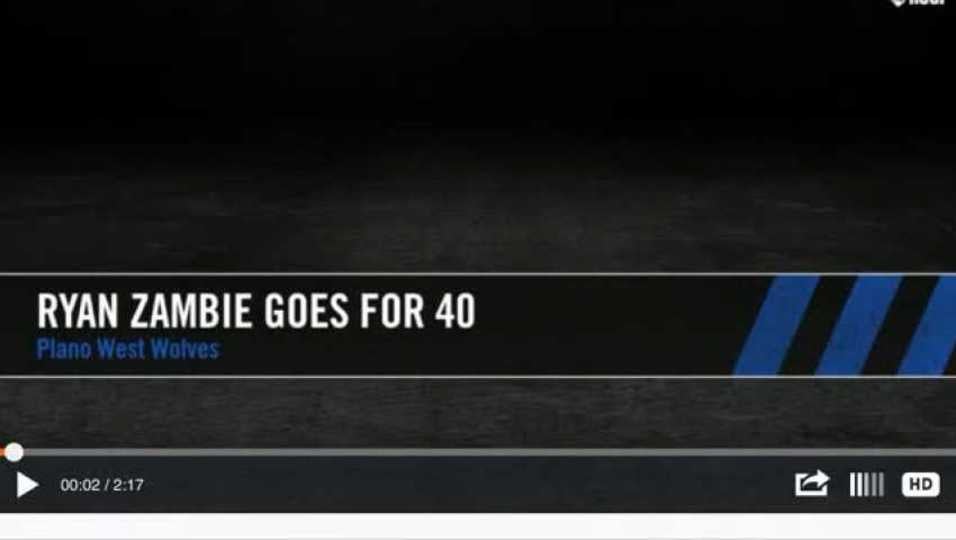 Ryan Sets School Record With 40