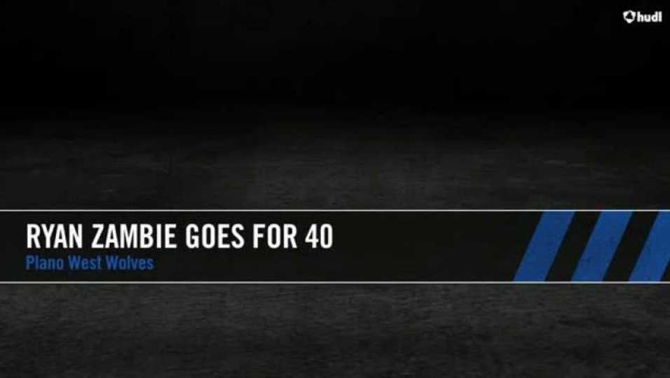 Zambie Sets School Record with 40