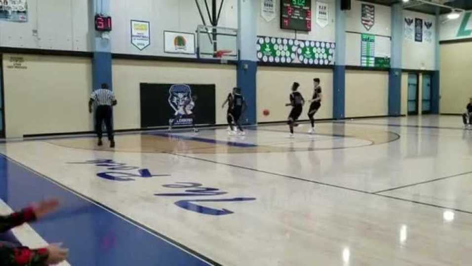 Yohance Sharp highlight/Dunk against Desert