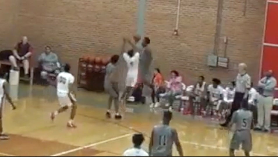 One-handed long range buzzer beater