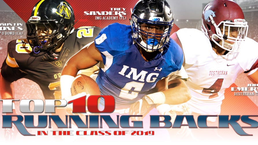 Zack Poff takes a look at the Top 10 running backs from the Class of 2019. These rating are based off 247sports player composite rankings as of April, 10, 2018.