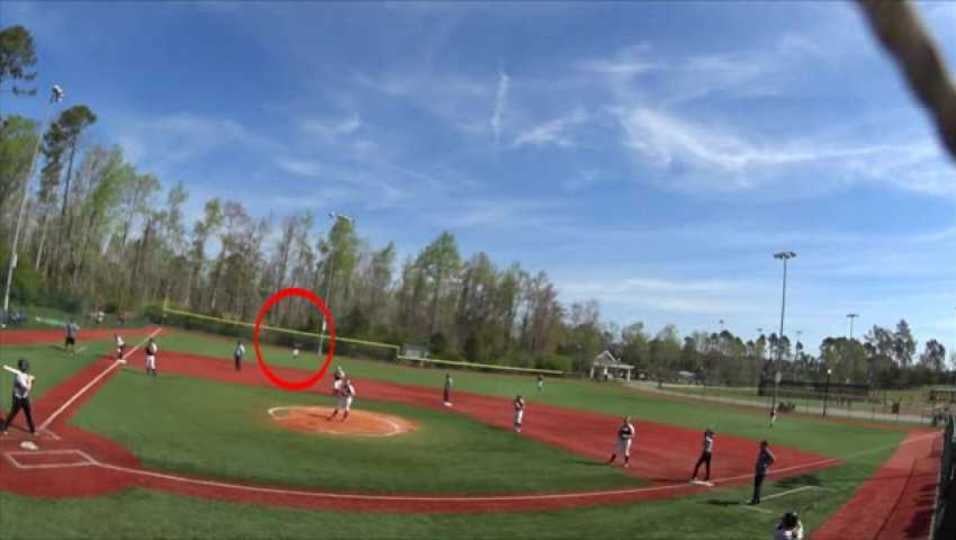 Ali Hartman Diving Catch Double Play