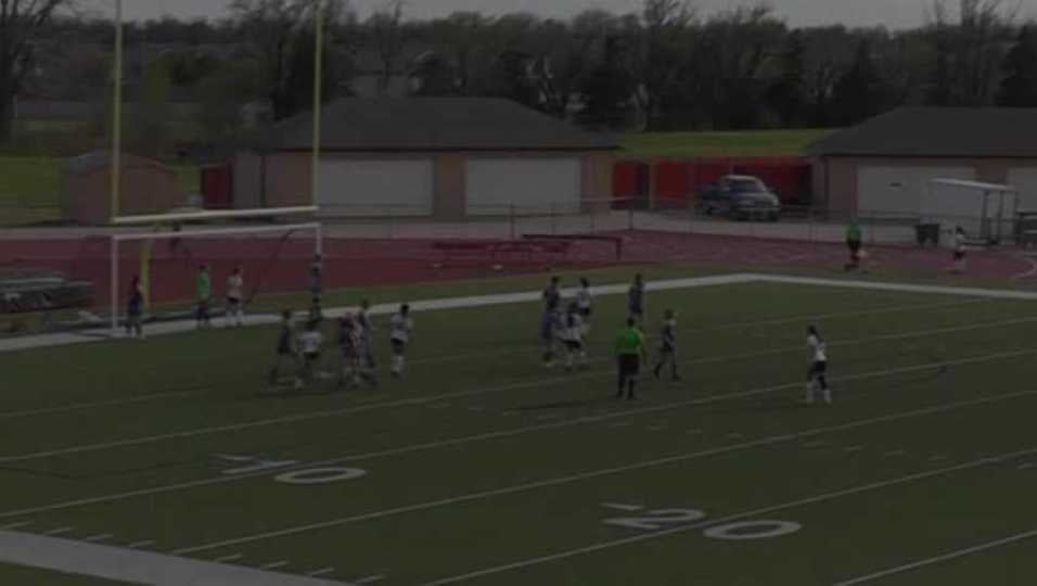 Goalie scores full length goal