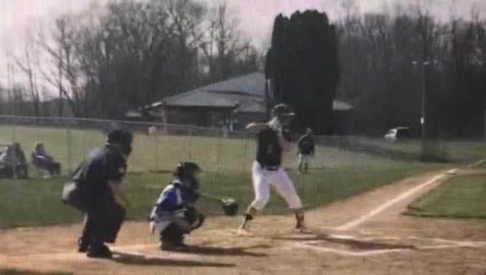 Kyler Fedko HR at Union HS April 13