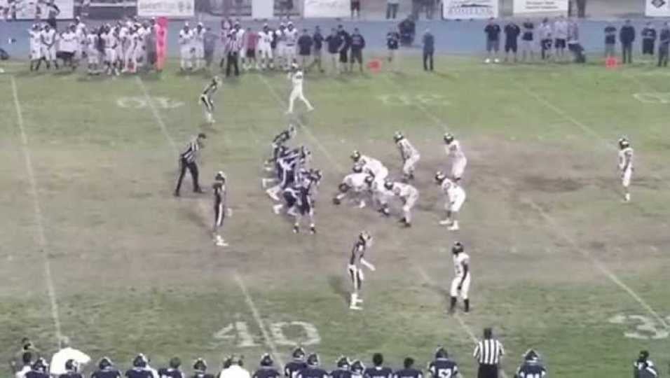 Carson Anderson with 25 yard TD return of blocked punt.