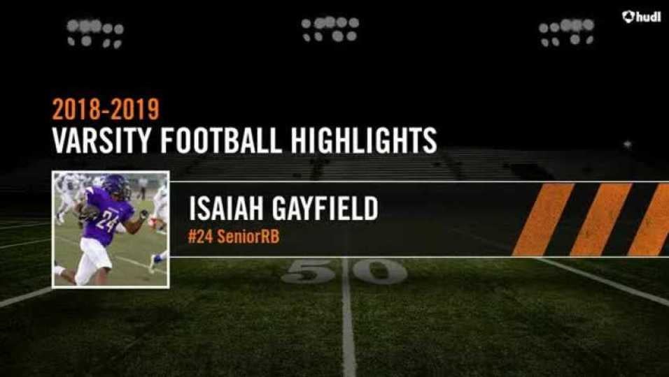 Isaiah Gayfield RB