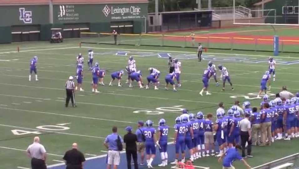 COVCATH Jacob Caleb hits Notre Dame commit Michael Mayer with jump-ball TD