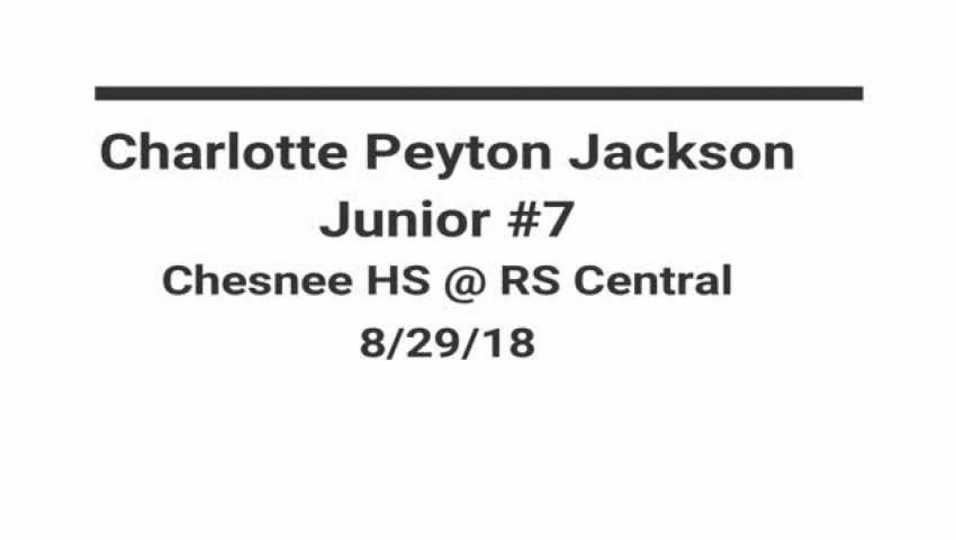 Charlotte "Peyton" Jackson Highlights vs Chesnee HS