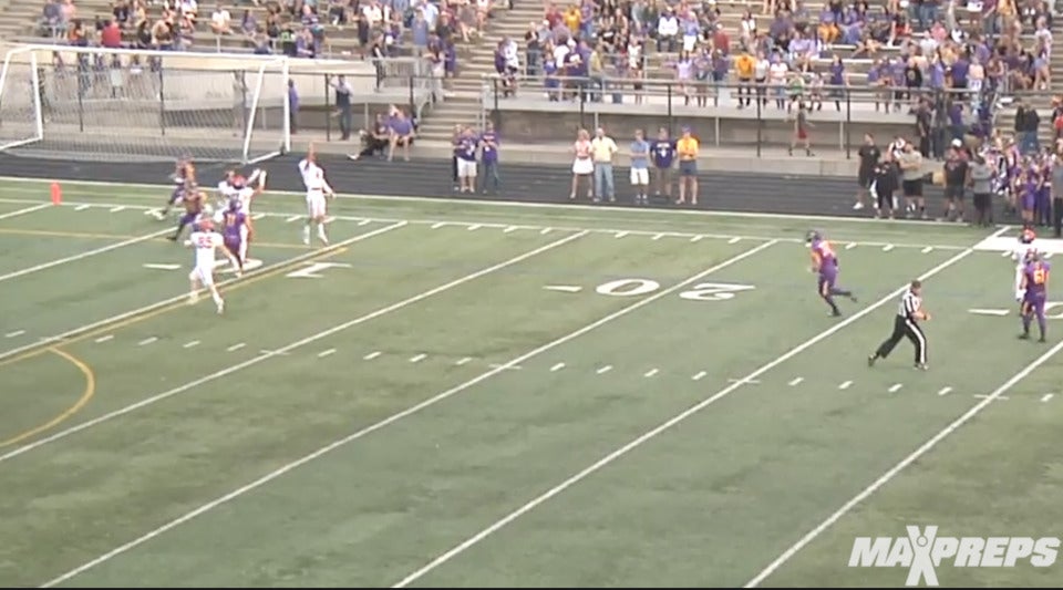 Defensive backs out here using one hand