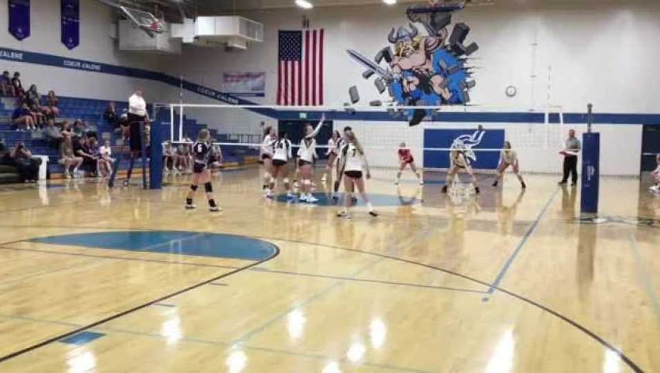 Allie Flynn, class of 2020 setter, Mead vs Coeur D'Alene