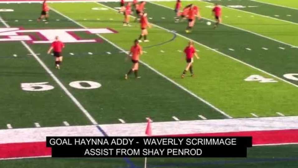HAYNNA ADDY - GOAL-WAVERLY SCRIMMAGE