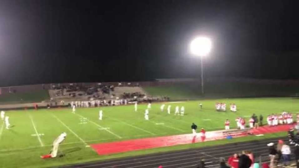 Sairge Saldivar Kickoff Against Forest Hills Central 2018