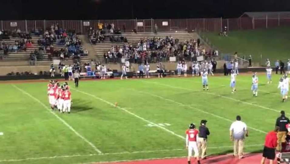 Sairge Saldivar Kickoff 2 against Forest Hills Northern 9.21.18