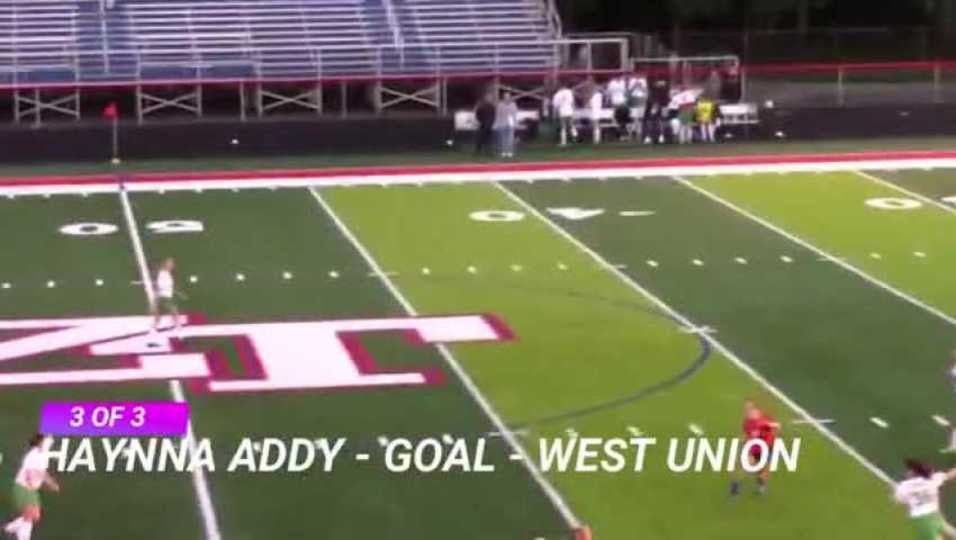 HAYNNA ADDY - 3 OF 3 GOALS - WEST UNION