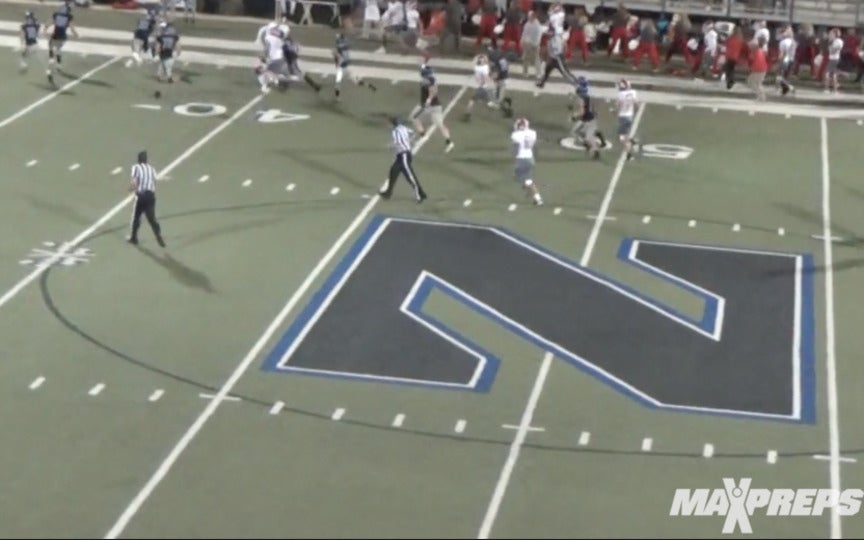 Oklahoma recruit with an insane run for a long touchdown