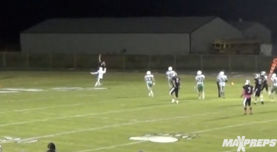 Oklahoma recruit with an insane one handed touchdown