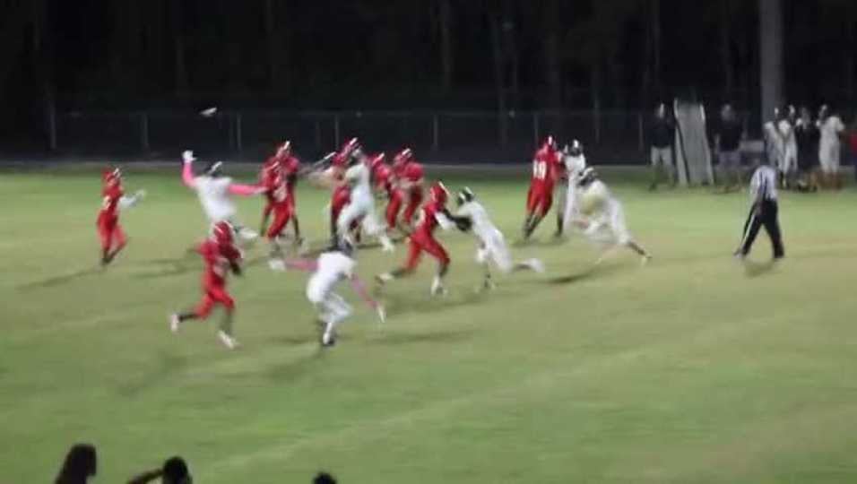 Kobes 84yd TD catch against Croatan