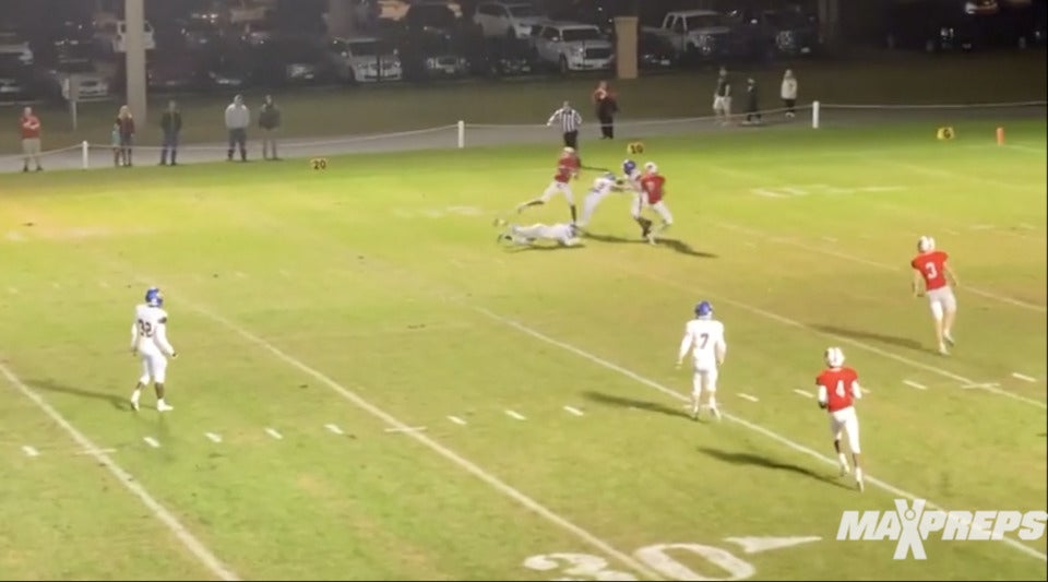 North Cross's Austin Zappia with an incredible play