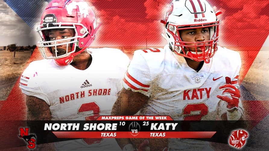 This week's 10 games feature six state titles up for grab and the game of the week is going down in the region 3 final in Texas between No. 10 North Shore and No. 25 Katy.