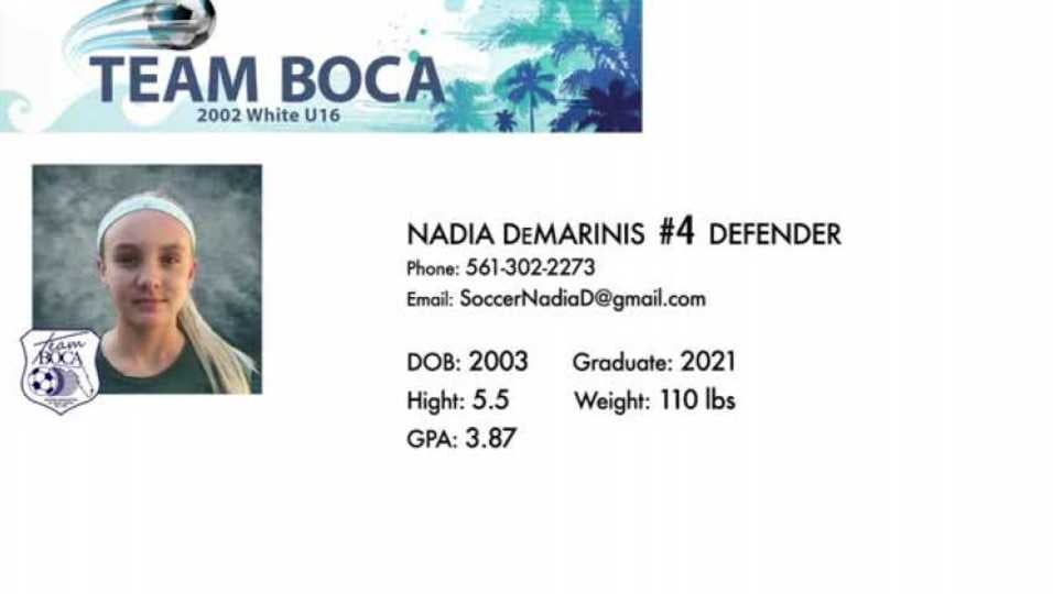Nadia DeMarinis 2021 Highlight reel