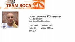 Olivia DeMarinis 2021 Highlight Reel