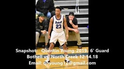 Snapshot Quentin Young- (2019), 6 Guard, Bothell vs. North Creek 12.14.18
