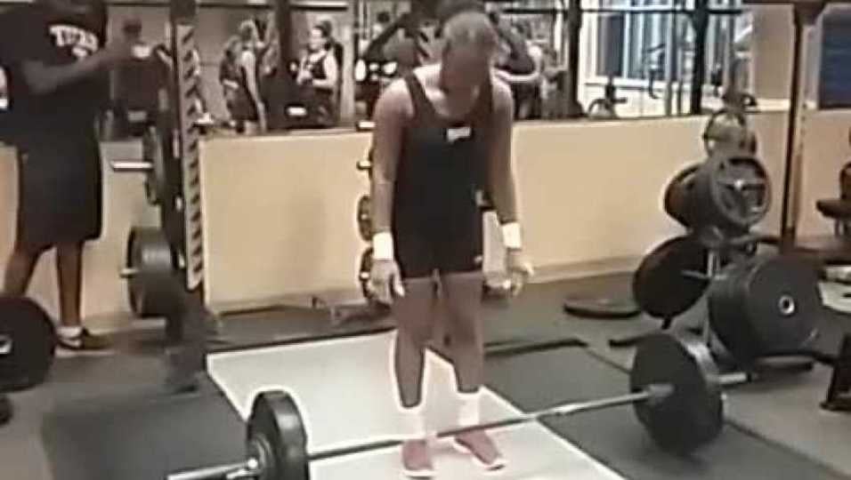 Wandaleen Harris Junior Year Clean and Jerk