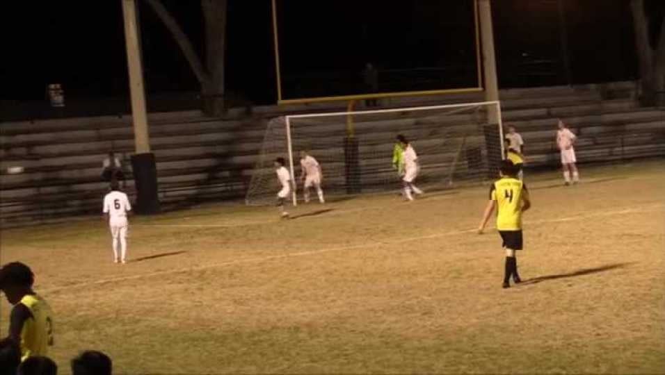 Francisco Hinohosa goal from corner kick vs Brantley