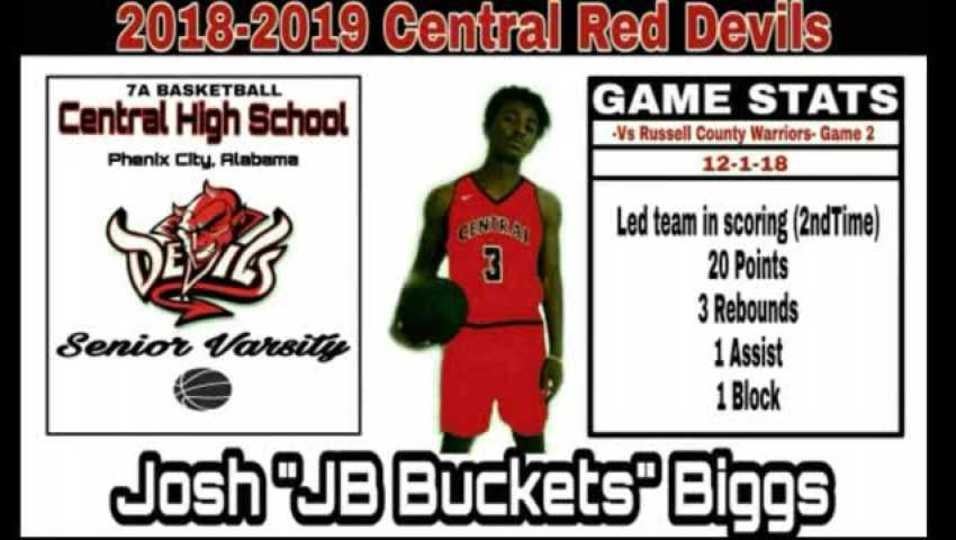 12-1-18 Josh Biggs Highlights vs Russell County Game 2