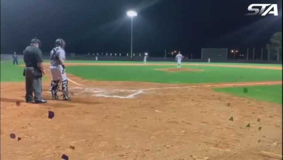 Edrick Felix hits a triplevs TNXL Academy