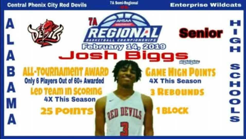 Josh Biggs 2019 AHSAA Regionals Highlights vs Enterprise Wildcats